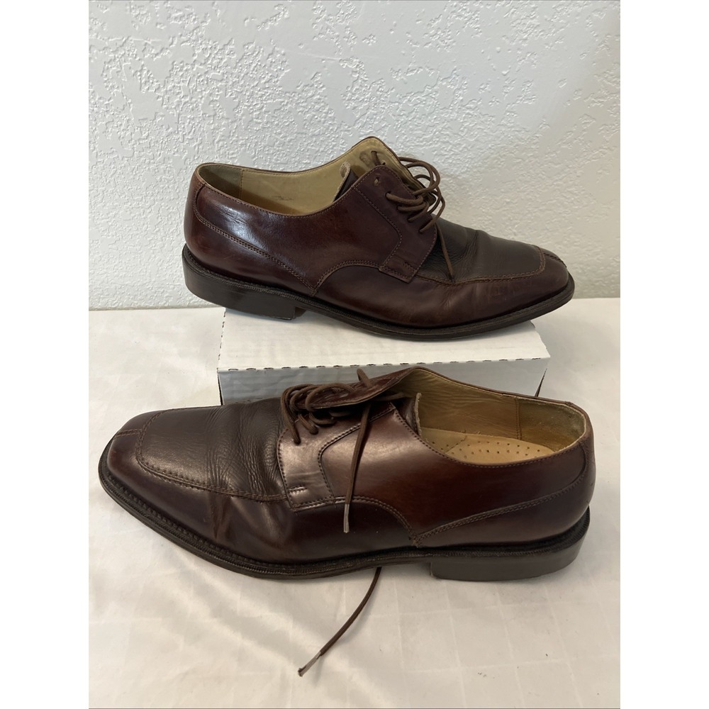 Giorgio Brutini Mens‎ Dress Shoes Brown size 12D Italy leather Oxford